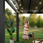 Backyard Discovery Trenton 4.9m x 3.7m Modern Steel Pergola - Image 6
