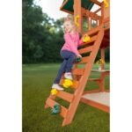 Creative Cedar Designs Cedar Cottage Wooden Swing Set - Image 2