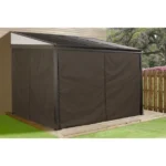 Sojag 10 x 12 ft. Portland No.53 Wall Gazebo Steel Roof - Image 3