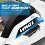 HART Tools 40V 20″ Brushless Self-Propelled Electric LownMower - Image 7