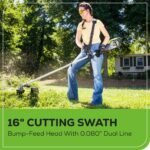 Greenworks 80V 21″ Cordless Battery Brushless Self-Propelled Mower 3pc Combo Kit - Image 12