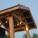 Backyard Discovery 9X6 Palisade Cedar & Steel Outdoor Bar - Image 10