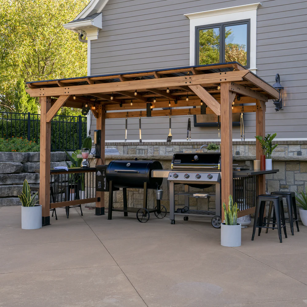 veb-product-206-image-1.webp Backyard Discovery Saxony XL Cedar Grill Gazebo - Image 1