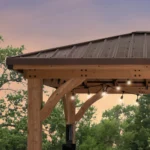 Backyard Discovery Cordova 14×10 Cedar Gazebo - Image 7