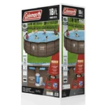 Coleman Power Steel 18 ft. x 48 in. Round Metal Frame Above Ground Pool Set - Image 10