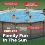 Coleman Power Steel 18 ft. x 48 in. Round Metal Frame Above Ground Pool Set - Image 2
