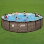 Coleman Power Steel 18 ft. x 48 in. Round Metal Frame Above Ground Pool Set - Image 6