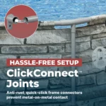 Coleman Power Steel 16′ x 10′ x 42″ Oval Above Ground Pool Set - Image 5