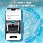 WYBOT C1 Cordless Robotic Pool Cleaner with Triple Motor, Wall Climbing, and Self-Parking - Image 6