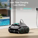 WYBOT C1 Cordless Robotic Pool Cleaner with Triple Motor, Wall Climbing, and Self-Parking - Image 7