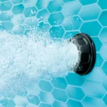 Funsicle 9’10” Oasis Designer Above Ground Pool with Pump, Oval Frame, Dark Herringbone - Image 5