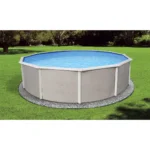 Blue wave 24′ x 52″ Round Belize Above Ground Swimming Pool