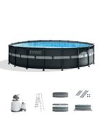Ultra XTR® Frame Above Ground Pool with Sand Filter Pump – 18′ x 52″ - Image 6