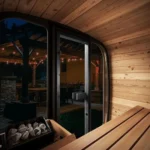 SaunaLife 3-Person CL4G Cube-Series Outdoor Home Sauna - Image 6