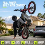 TST GT63 Electric Dirt Bike, 2400W Brushless Hub Motor, 45 MPH Top Speed, 48V 22.5Ah Battery with 50 Mile Range, 210Nm Torque, Front Hydraulic Suspension - Image 12