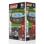 Coleman Power Steel 18 ft. x 48 in. Round Metal Frame Above Ground Pool Set - Image 10