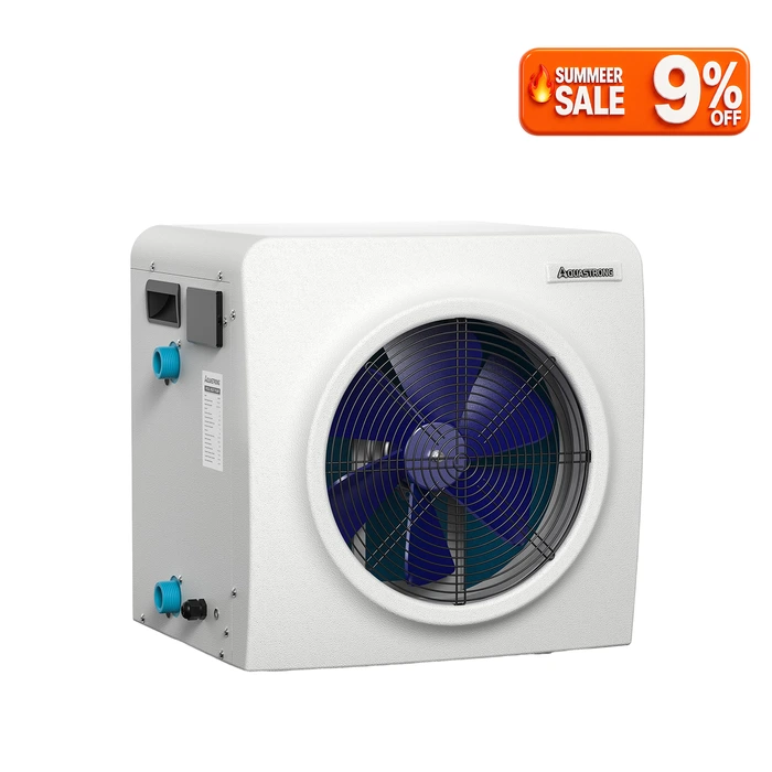veb-product-245-image-1.webp AQUASTRONG MINI Heat Pumps, Up to 18,000 BTU Inverter, for Pools up to 6,500 Gallons, 115V - Image 1