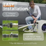 AQUASTRONG MINI Heat Pumps, Up to 18,000 BTU Inverter, for Pools up to 6,500 Gallons, 115V - Image 8