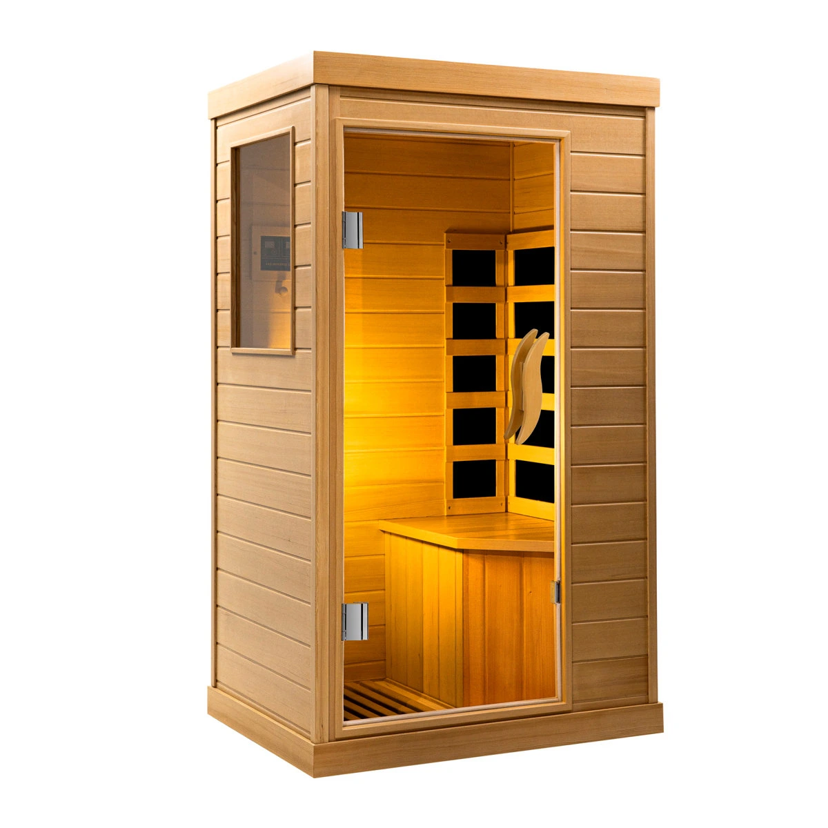 veb-product-263-image-1.webp HomeMiYN Far Infrared Wood Sauna Box ,traditional Sauna Room Indoor Home Spa Low-emf Dry Saunas Single Person Spa Canada Hemlock,nature - Image 1