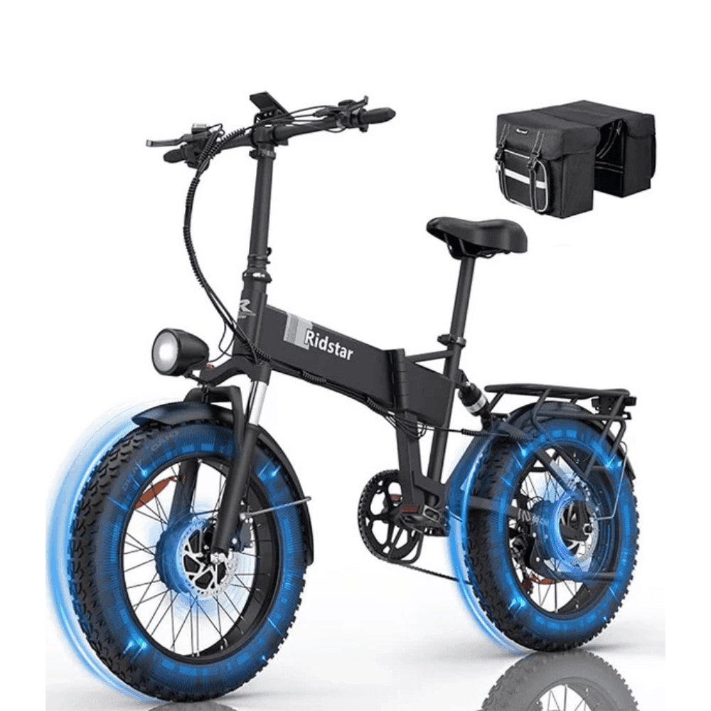 veb-product-267-image-1.png Folding Ebikes for Adults Ridstar 750W Motor 48V 14AH Removable Battery 20 X 4.0 Fat Tire Shimano 7-Speed 19.8MPH Electric Bike - Image 1