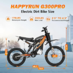 Combo Sale HappyRun G300 Pro Electric Dirt Bike - Image 4
