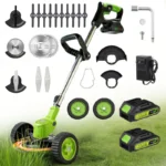 IToolMax 3 In 1 Cordless Grass Trimmer, Weed Eater and Edger