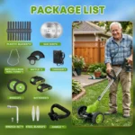 IToolMax 3 In 1 Cordless Grass Trimmer, Weed Eater and Edger - Image 2