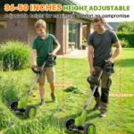 IToolMax 3 In 1 Cordless Grass Trimmer, Weed Eater and Edger - Image 4