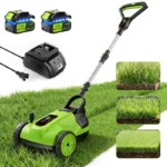 IToolMax 8.7-Inch Small Electric Lawn Mower for Yards & Gardens