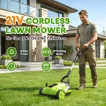 IToolMax 8.7-Inch Small Electric Lawn Mower for Yards & Gardens - Image 3
