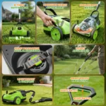 IToolMax 8.7-Inch Small Electric Lawn Mower for Yards & Gardens - Image 4