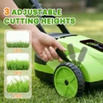 IToolMax 8.7-Inch Small Electric Lawn Mower for Yards & Gardens - Image 5