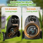 IToolMax 8.7-Inch Small Electric Lawn Mower for Yards & Gardens - Image 6
