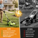 IToolMax 8.7-Inch Small Electric Lawn Mower for Yards & Gardens - Image 7