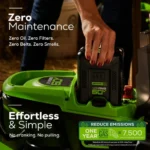 Greenworks 60V 21″ Cordless Brushless Lawn Mower with 5.0Ah Battery & Charger 2531602 - Image 6