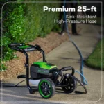 Greenworks 3000-PSI 2.0-GPM Cold Water Electric Pressure washer with 5 Spray Tips - Image 9