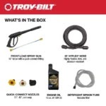 Troy-Bilt 3100 PSI Gas Pressure Washer with 2.3 GPM Axial Cam Pump - Image 3