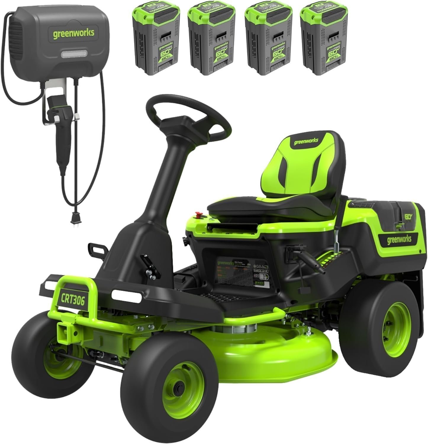 veb-product-59-image-1.jpg Greenworks 60V 30” CrossoverT Riding Lawn Tractor with 8.0 Ah - Image 1