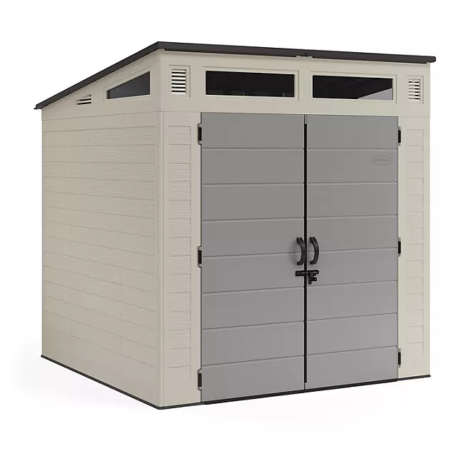 veb-product-84-image-1.webp Suncast 7′ x 7′ Modernist Resin Outdoor Storage Shed - Image 1