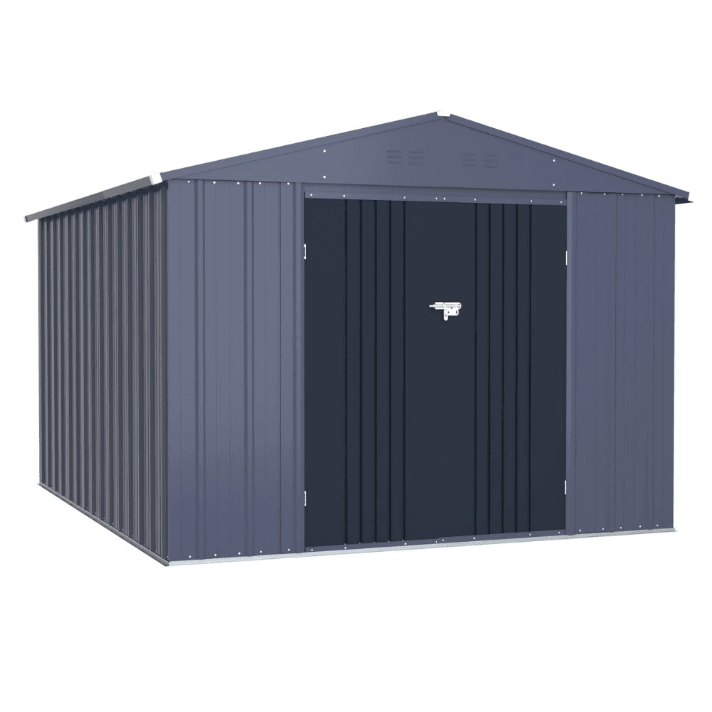 veb-product-89-image-1.png Veikous 8 ft. x 12 ft. Outdoor Storage Shed with Lockable Door and Vents - Image 1