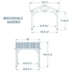 Backyard Discovery Brookdale 12 x 10 All Cedar Wooden Gazebo - Image 4